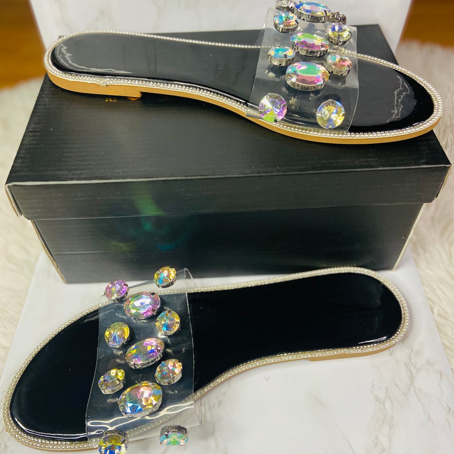 BEDAZZLED SANDALS