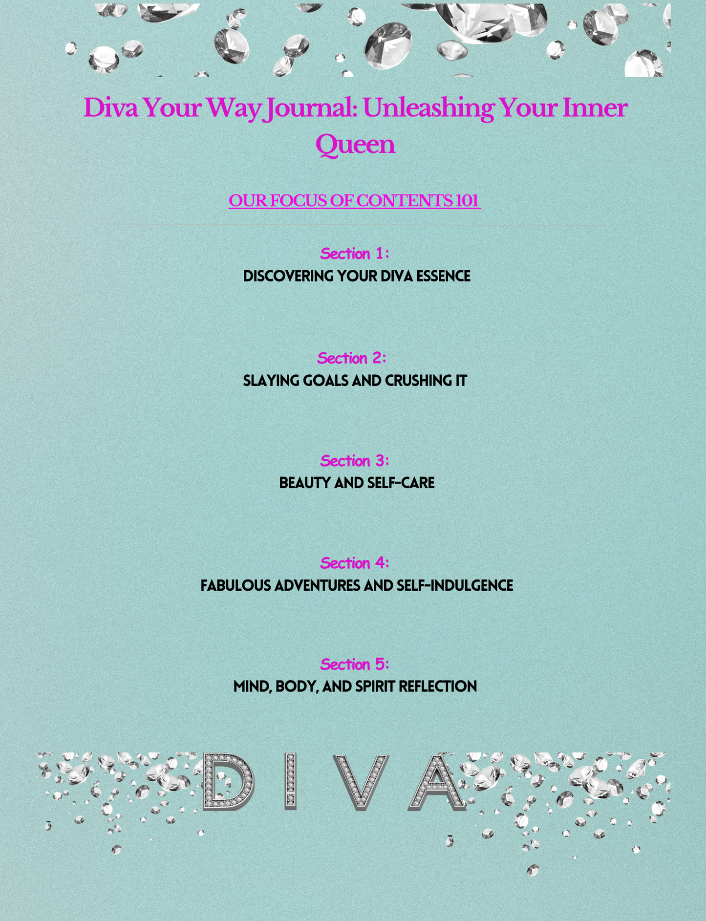 DIVA 101 JOURNAL( DIGITAL COPY)